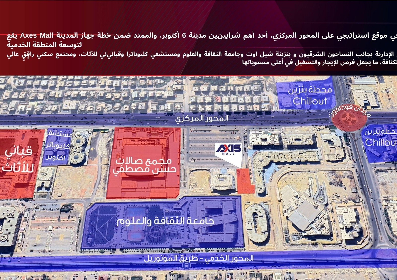 مجمع ريتز مباشرةً إلى طريق الضبعة أمام سوديك وإعمار